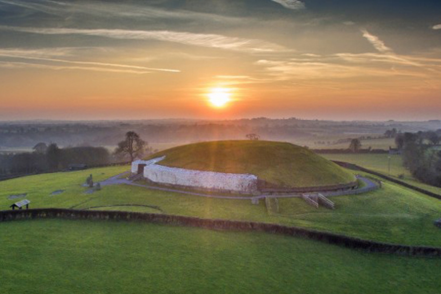 Newgrange Ancient Temple in Ireland