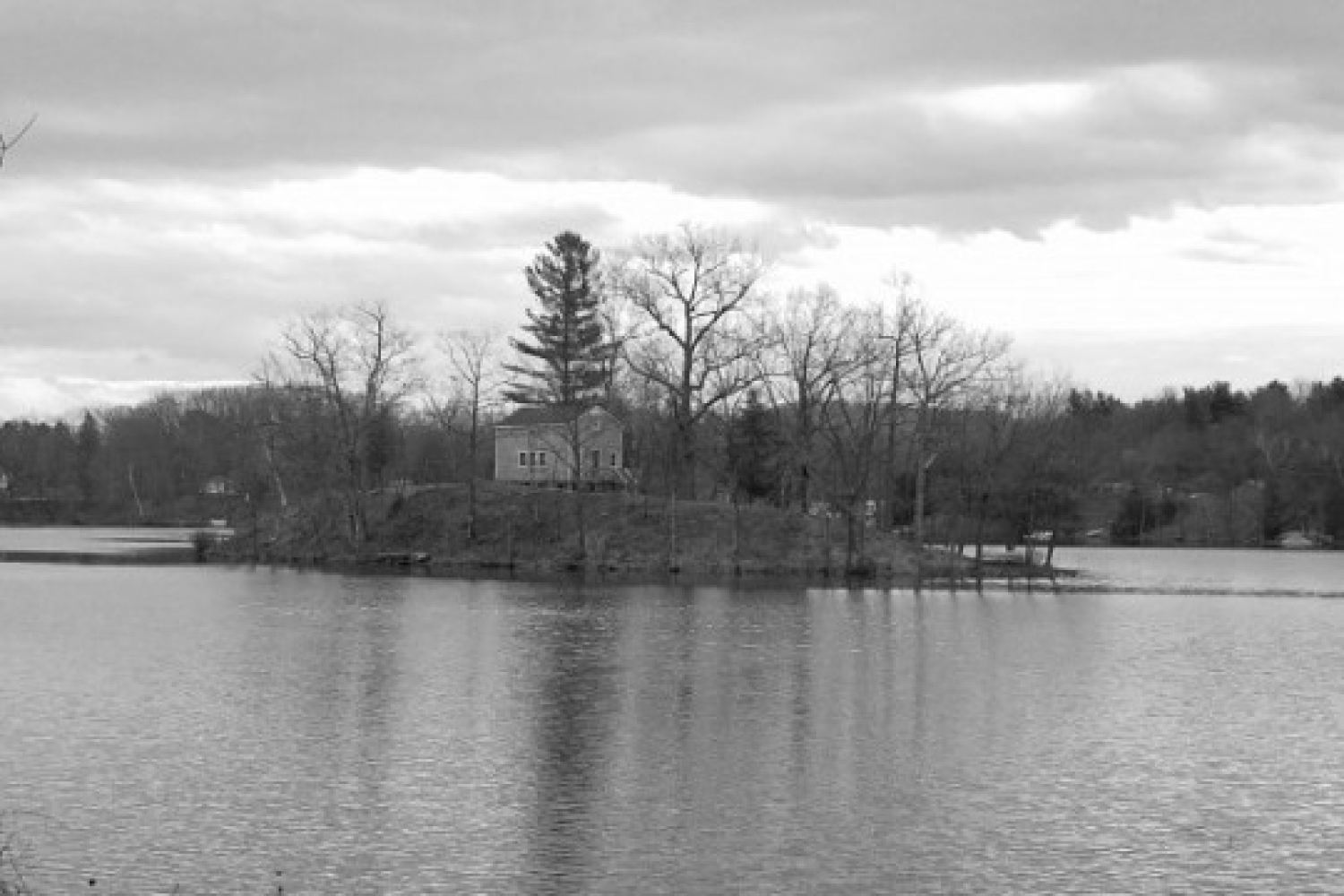 House on Island in Pine Plains