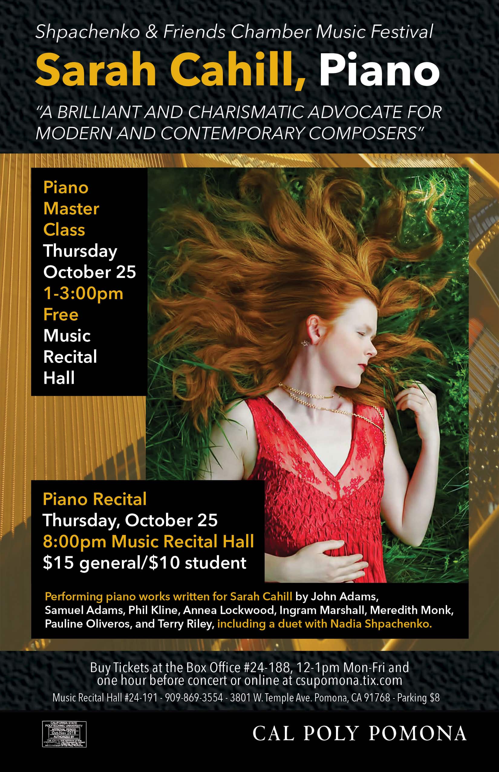 thumb - Piano duo performance with Sarah Cahill