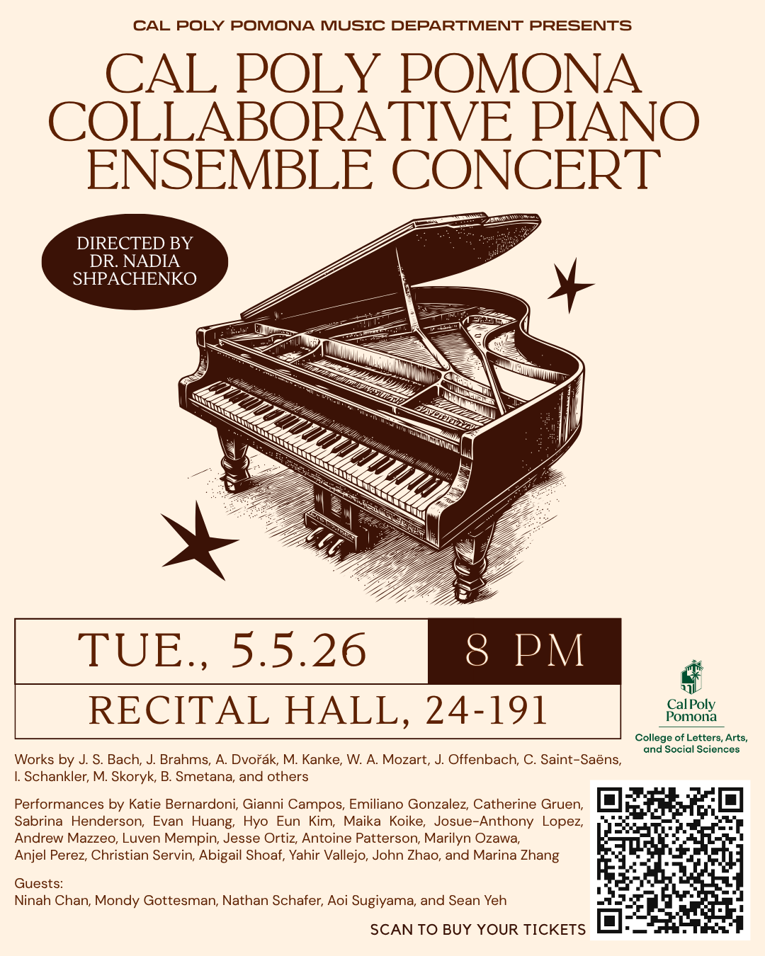 thumb - Cal Poly Pomona Collaborative Piano Ensemble Concert