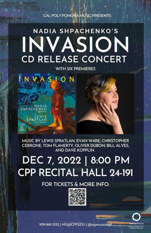 thumb - You are cordially invited to my "Invasion" CD release concert!